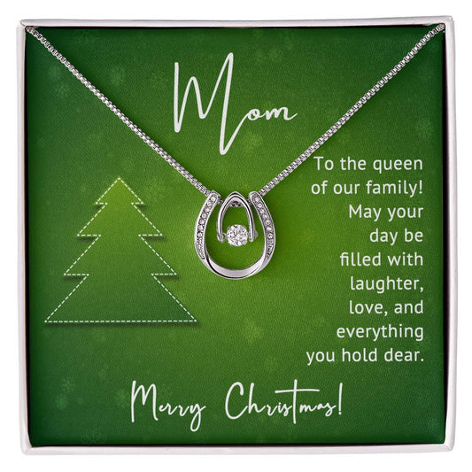 Mom - Queen - Christmas Gift - Lucky In Love Necklace