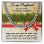 To My Boyfriend - Christmas Gift - Cuban Link Chain