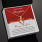 To Our Beloved Daughter - Best - Christmas Gift - Alluring Beauty Necklace