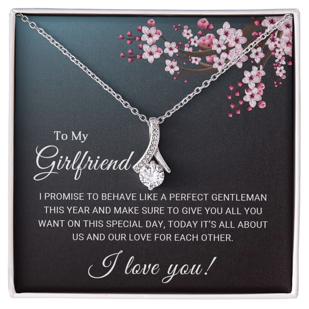 To My Girlfriend - I love you - Best Gift For Valentine - Alluring Beauty Necklace