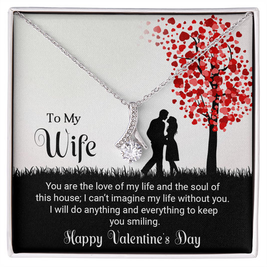 To My Wife - Best Gift For Valentine - Alluring Beauty Necklace
