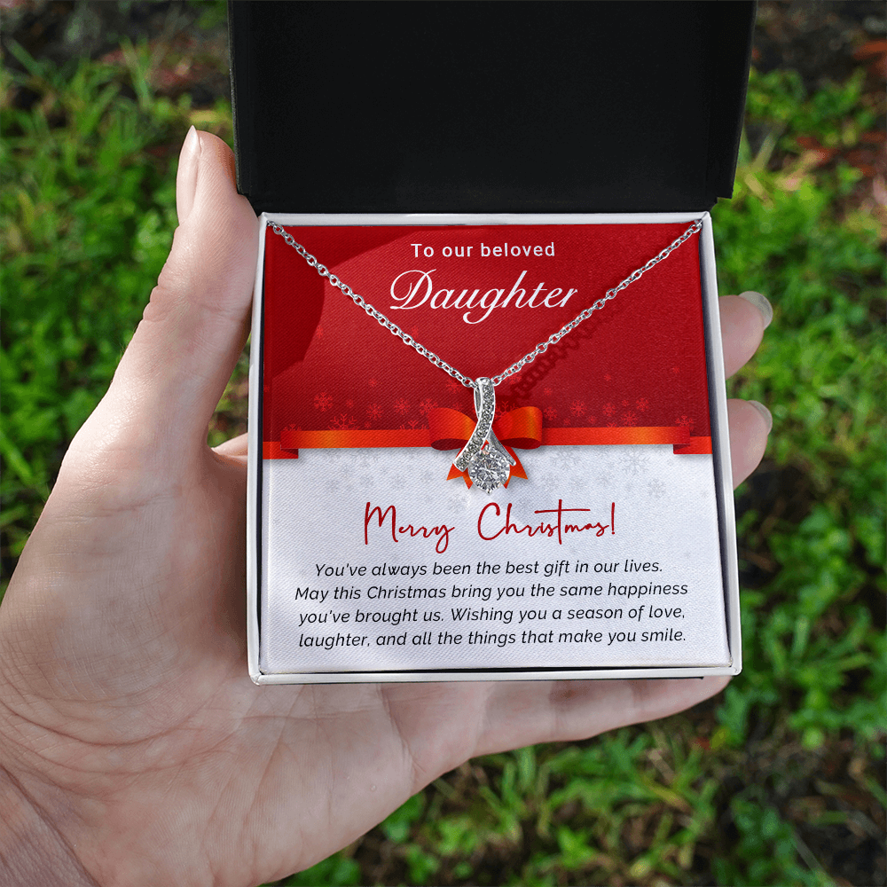 To Our Beloved Daughter - Best - Christmas Gift - Alluring Beauty Necklace