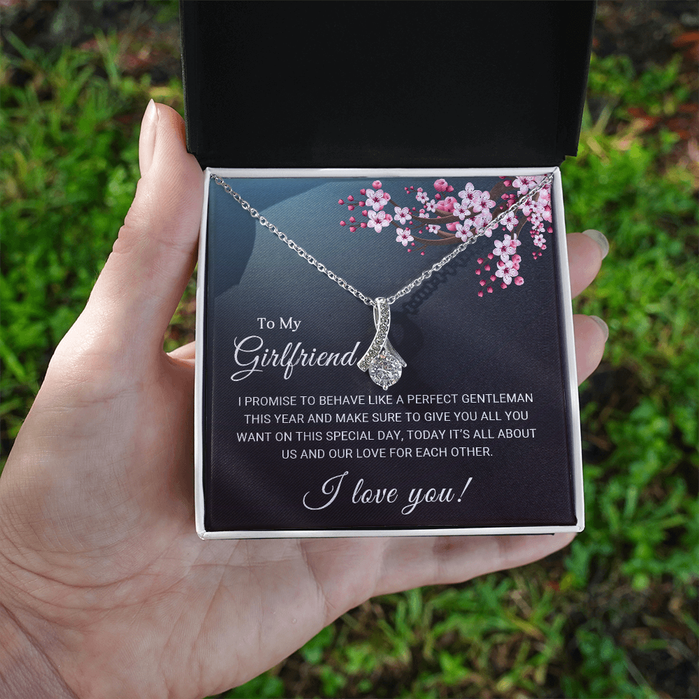 To My Girlfriend - I love you - Best Gift For Valentine - Alluring Beauty Necklace