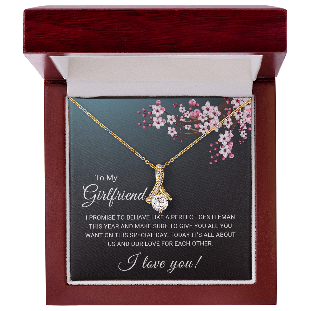 To My Girlfriend - I love you - Best Gift For Valentine - Alluring Beauty Necklace