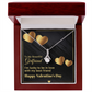 To My Beautiful Girlfriend - Best Gift For Valentine - Alluring Beauty Necklace