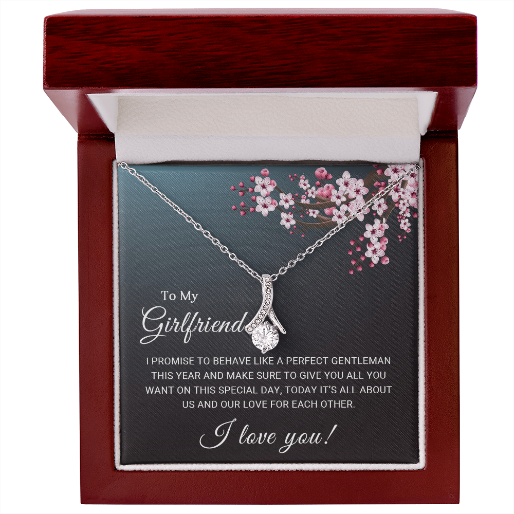 To My Girlfriend - I love you - Best Gift For Valentine - Alluring Beauty Necklace
