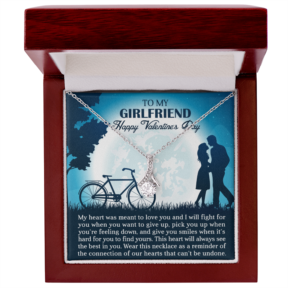To My Girlfriend - My heart - Best Gift For Valentine - Alluring Beauty Necklace