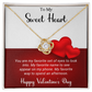 To Sweet Heart - Best Gift For Valentine - Love Knot Necklace