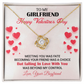 To My Girlfriend - Falling in love with you - Best Gift For Valentine - Love Knot Necklace