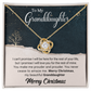 To My Granddaughter - Christmas Gift -Love Knot Necklace