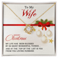 To My Wife - Christmas Gift - Love Knot Necklace