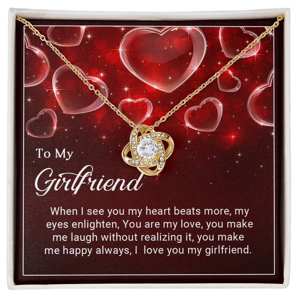 Gifts for Girlfriend - Love Knot Necklace