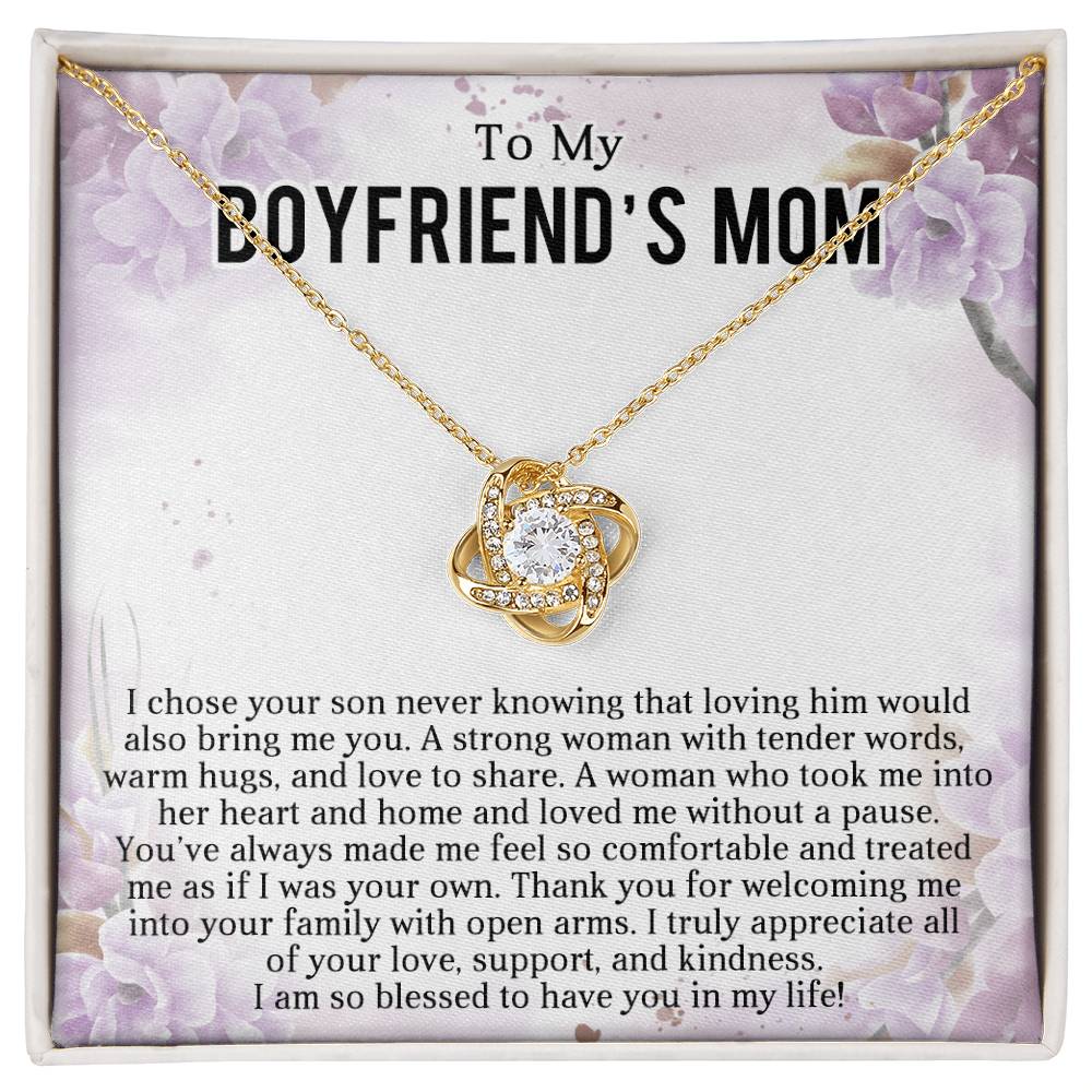 TO MY BOYFRIEND'S MOM - HAPPY MOTHER'S DAY - Love Knot Necklace