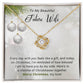 Future Wife - Life Time - Christmas gift - Love Knot Necklace