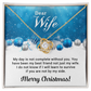 Dear Wife - Christmas Gift - Love Knot Necklace