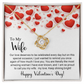 To My Wife - Our love deserves to be celebrated every day - Best Gift For Valentine - Love Knot Necklace