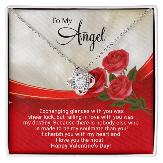 To My Angel - Best Gift For Valentine - Forever Love Necklace