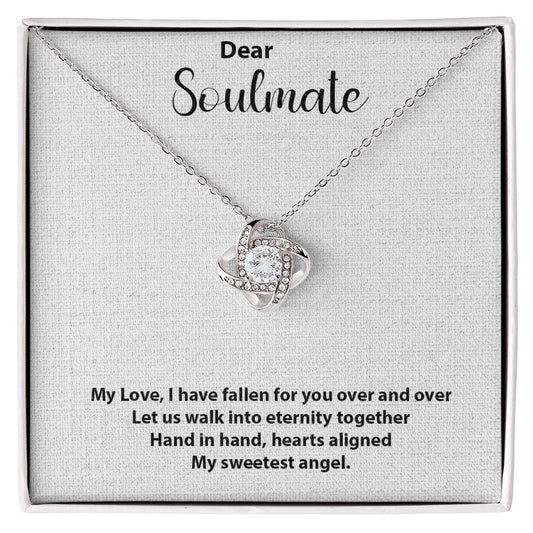 Best Soulmate Gift, amazing gift for soulmate, Love Knot Necklace