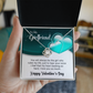 To my girlfriend - I love you so much - Best Gift For Valentine - Love Knot Necklace