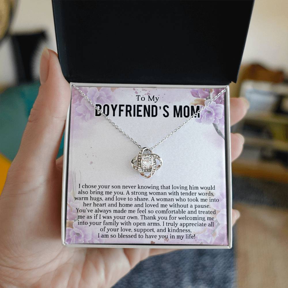 TO MY BOYFRIEND'S MOM - HAPPY MOTHER'S DAY - Love Knot Necklace