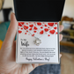 To My Wife - Our love deserves to be celebrated every day - Best Gift For Valentine - Love Knot Necklace