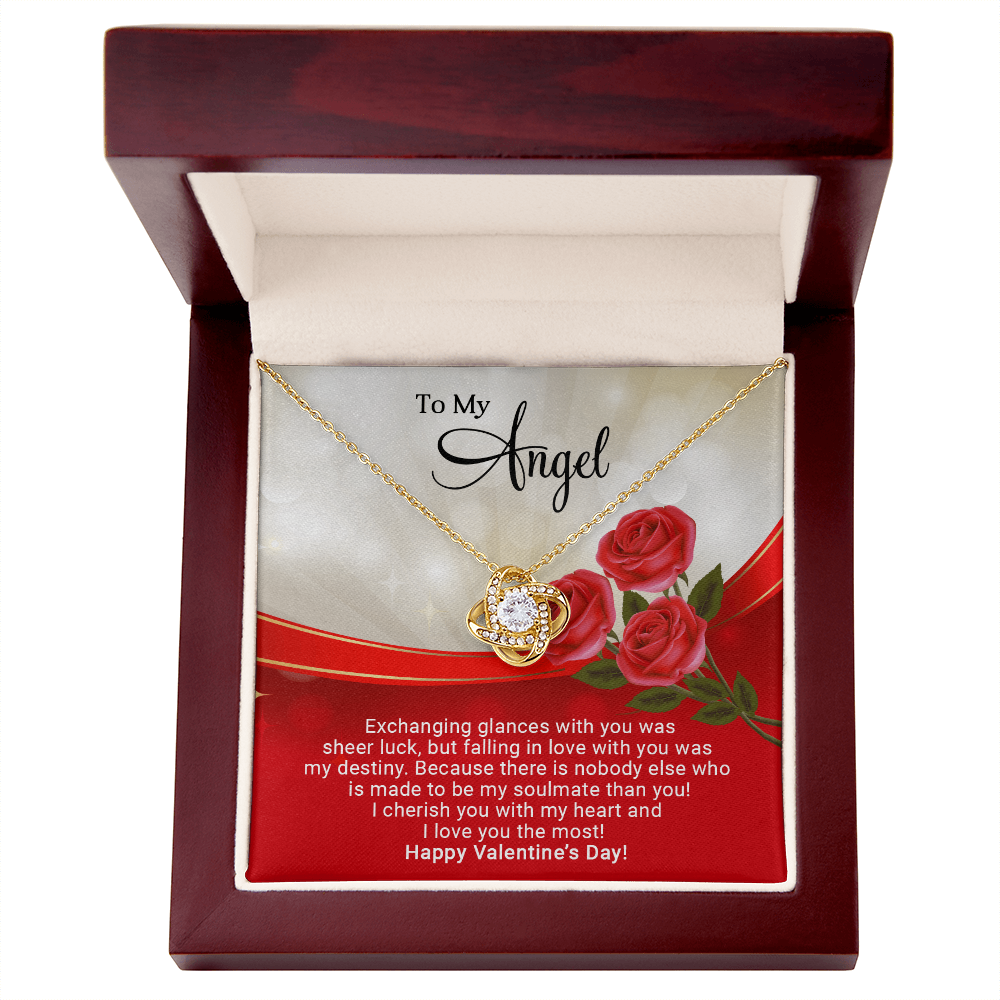 To My Angel - Best Gift For Valentine - Forever Love Necklace