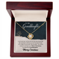 To My Granddaughter - Christmas Gift -Love Knot Necklace