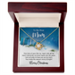 To My Dear Mom - Christmas Gift - Love Knot Necklace