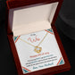 4th of July - Gift for Wife - Gifts from Husband - Love Knot Necklace - USA Independence Day