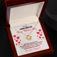 To My Girlfriend - Falling in love with you - Best Gift For Valentine - Love Knot Necklace