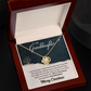 To My Granddaughter - Christmas Gift -Love Knot Necklace