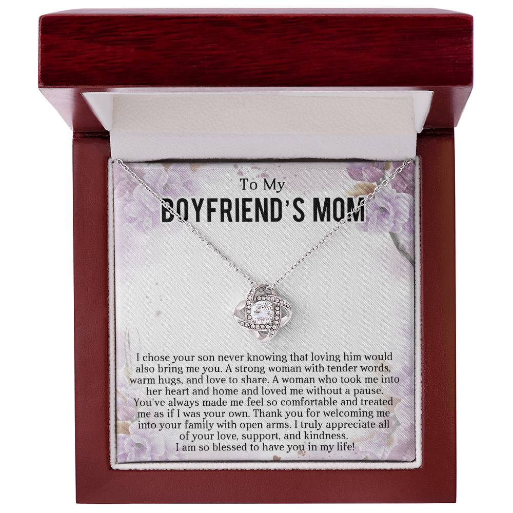 TO MY BOYFRIEND'S MOM - HAPPY MOTHER'S DAY - Love Knot Necklace