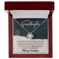 To My Granddaughter - Christmas Gift -Love Knot Necklace