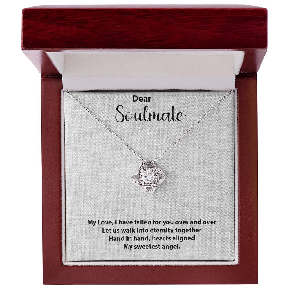 Best Soulmate Gift, amazing gift for soulmate, Love Knot Necklace