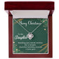 To My Daughter - Christmas Gift - Love Knot Necklace