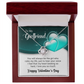 To my girlfriend - I love you so much - Best Gift For Valentine - Love Knot Necklace