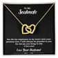 Amazing Soulmate Gift, Excellent Interlocking Hearts necklace Gift For Soulmate