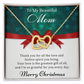 Mom - Your love is the greatest - Christmas Gift - Interlocking Hearts Necklace