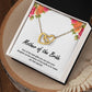 Interlocking Hearts Necklace Gift for Mother of The Bride, Best Gift For Mother of the bride