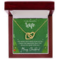 Wife - With you - Christmas gift - Interlocking Hearts Necklace