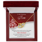 To My Amazing Mom - Christmas Gift - Interlocking Hearts Necklace