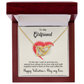 To My Girlfriend - Best Gift For Valentine - Interlocking Hearts Necklace