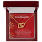 Granddaughter - Never Feel Alone - Christmas Gift - Interlocking Hearts Necklace