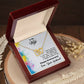 Beautiful Anniversary Gift for wife, Best Gift Fir Wife, Birthday Gift, Interlocking Hearts Necklace