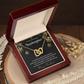 Stepdaughter - Thankful - Christmas gift - Interlocking Hearts Necklace