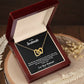 Amazing Soulmate Gift, Excellent Interlocking Hearts necklace Gift For Soulmate