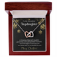 Stepdaughter - Thankful - Christmas gift - Interlocking Hearts Necklace