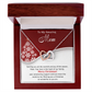 To My Amazing Mom - Christmas Gift - Interlocking Hearts Necklace