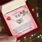 To My Beautiful Wife - I love you in every moment in my life - Best Gift For Valentine - Interlocking Hearts Necklace