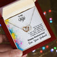 Beautiful Anniversary Gift for wife, Best Gift Fir Wife, Birthday Gift, Interlocking Hearts Necklace